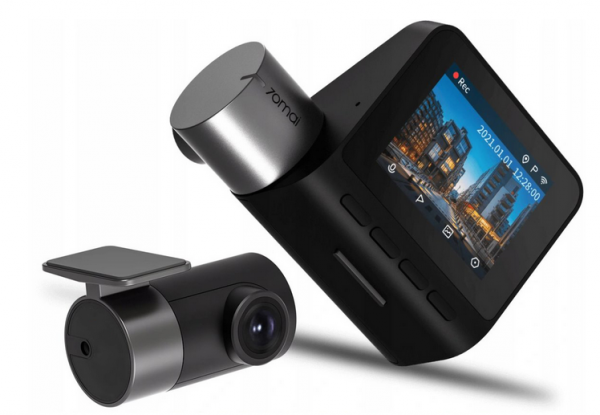 Wideorejestrator 70mai Smart Dash Cam Pro Plus A500S 2.7K/WiFi/GPS + kamera tylna RC06