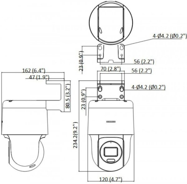 Kamera IP Hilook by Hikvision obrotowa PTZ 2MP PTZ-N2MP