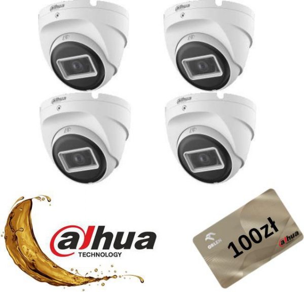 Kamera  Dahua HAC-T2A21-U-0280B Opakowanie zbiorcze 4szt