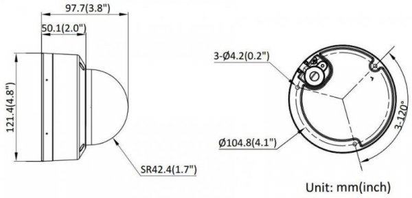 Kamera IP Hikvision DS-2CD1121G2-LIU 2.8mm PL