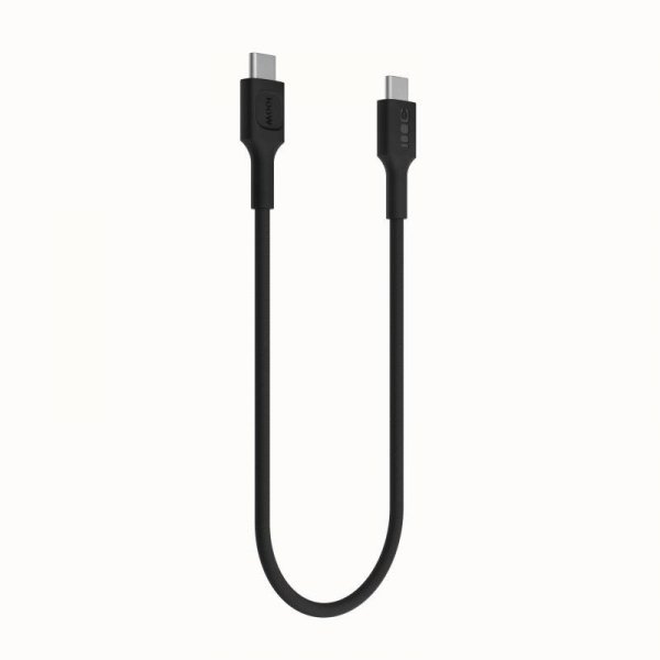 KABEL USB-C / USB-C Greencell PowerStream 30cm PD 100W czarny w oplocie