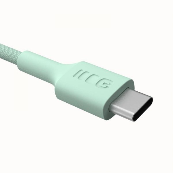 KABEL USB-C / USB-C Greencell PowerStream 120cm PD 100W zielony w oplocie