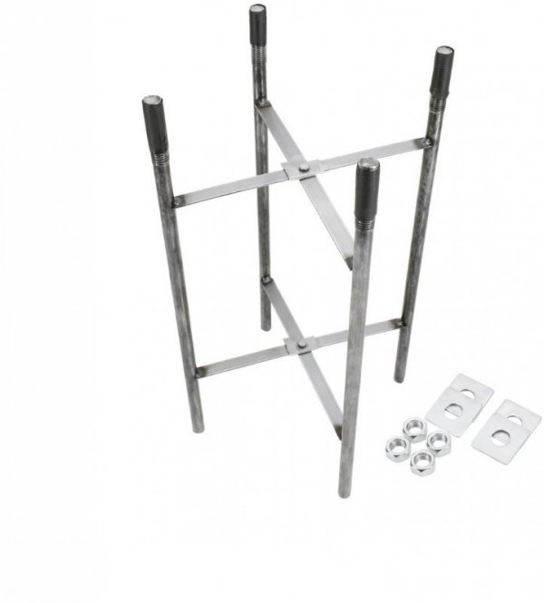 Podstawa fundamentowa BEMKO do słupa oświetleniowego 160×160 mm