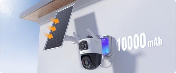 Kamera IP Imou AOV Dual 10MP (5MP+5MP) z panelem solarnym 2.4GHz WiFi+4G