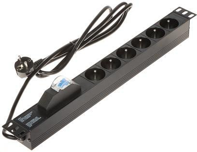 Listwa zasilająca 6 gniazd PD-6/R-1P