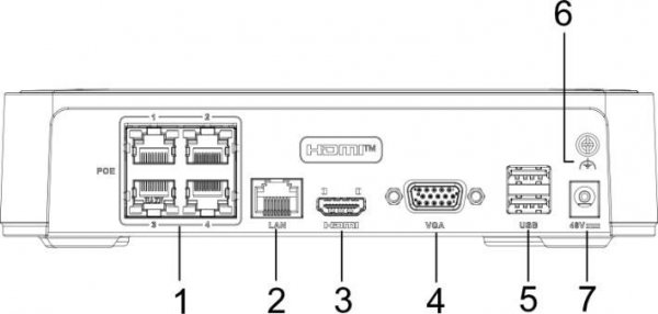 Rejestrator IP Hilook NVR-104H-D/4P(D) 4-kanałowy 5MP PoE