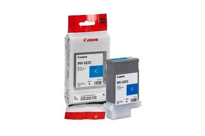 Oryginalny Tusz Cyan Canon PFI-107C (6706B001)