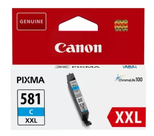 Oryginalny Tusz Cyan Canon CLI-581C XXL, CLI581C XXL (1995C001)