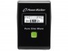 PowerWalker Zasilacz awaryjny line-interactive 600VA 2X PL 230V, pure sine wave, RJ11/45 IN/OUT, USB, LCD