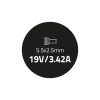 Qoltec Zasilacz do Toshiba 65W | 19V | 3.42A | 5.5*2.5