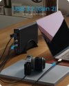 IcyBox Obudowa IB-382H-C31 2,5/3,5 HDD z wbudowanym HUB 1xUSB-C, 2xUSB -A,  12V2A