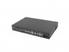 Lanberg Przełącznik Switch 16X100MB POE+/2XCombo niezarządzalny rack 19 cali Gigabit Ethernet 150W
