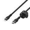 Belkin Kabel BoostCharge USB-C/Lightning Silikonowy w oplocie 3m czarny