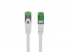 Lanberg Patchcord cat.7 S/FTP LSZH CU 0.25m fluke passed szary
