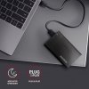 AXAGON EE25-A6M Bezśrubowa aluminiowa obudowa zewnętrzna USB 3.2 Gen 1 - SATA 6G dla 2.5 SSD/HDD