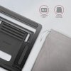 AXAGON STND-L Podstawka do laptopów aluminiowa 10-16, 4 regulowane kąty nachylenia