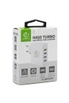 Rebeltec Łarowarka sieciowa H410 TURBO QC3.0 4 porty Wejście sieciowe 100-240V 50/60Hz, maksymalny pobór prądu 0,7A, jeden port 