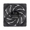 Thermaltake Wentylator - TOUGHFAN 12cm Pro łożysko Hydrauliczne, max CFM, Black