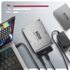 AXAGON ADSA-FPX Adapter USB-C 10Gbps SATA 6G 2.5/3.5 SSD/HDD FASTPORT X, w tym zasilacz, 60cm USB-C/USB-A kabel