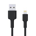 AUKEY CB-AL05 kabel Lightning - USB-A 2m MFi Apple nylonowy oplot czarny