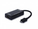 Savio Aktywny adapter MHL micro USB 5 pin - HDMI AF, CL-32