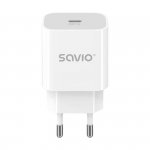 Savio Ładowarka sieciowa 20W LA-09 USB-C QC, PD 3.0