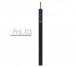 PowerWalker Listwa zasilająca rack pdu 19  10a 16x iec c13 3m iec c14      miernik pionowa czarna