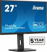 IIYAMA Monitor 27 cali XUB2797HSU-B2 IPS,FHD,HAS,300cd,(5<br />y) 