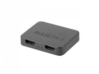 Lanberg Splitter video HDMI- 2x HDMI 4K + port USB-C czarny 