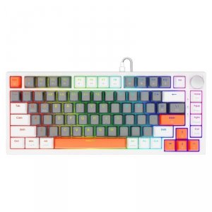 Savio Klawiatura magnetyczna ASTRAL White OUTEMU White jade RGB 3 kolory keycapów