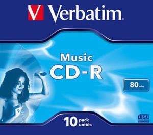 Verbatim CD-R Audio 80min 700mb 10P JC 43365