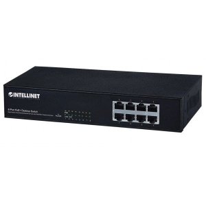 Intellinet Switch Ethernet 8x10/100 Mb/s RJ45 PoE/PoE+ Desktopendspan