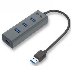 i-tec USB 3.0 Metal 4-portowy pasywny HUB USB, 4x port USB 3.0