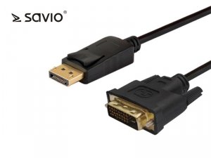 Elmak Kabel DisplayPort do DVI CL-122 SAVIO 3m