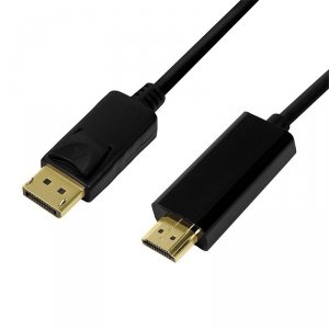 LogiLink Kabel DisplayPort 1.2 do HDMI 1.4, 5m Czarny