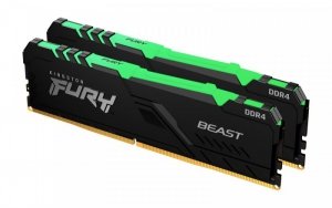 Kingston Pamięć DDR4 FURY Beast RGB 64GB(2*32GB)/3200 CL16
