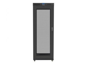 Lanberg Szafa instalacyjna rack stojąca 19 42U 800x1000 czarna, drzwi perforowane LCD (Flat pack)