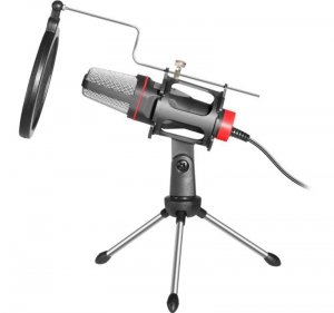 Defender Mikrofon na statywie, przewodowy, 3,5 mm FORTE GMC 300