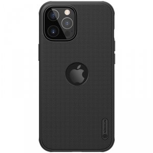 Nillkin Etui Super Frosted Shield Pro Apple iPhone 12 Pro Max (Z wycięciem na logo) Czarne