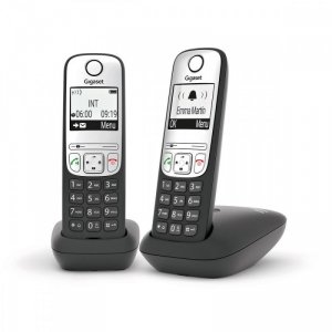 Siemens Telefon Gigaset A690DUO czarno-srebrny