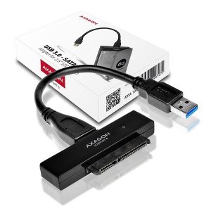 AXAGON ADSA-1S6 Adapter USB 3.0 - SATA 6G do szybkiego przyłączenia 2.5 SSD/HDD, z pudełkiem
