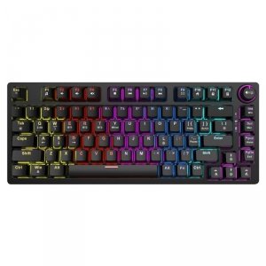 Savio Klawiatura mechaniczna bezprzewodowa PHENIX Gateron Red Pro, ABS