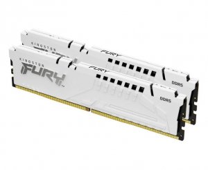 Kingston Pamięć DDR5 Fury Beast 32GB(2*16GB)/6000 CL36 biała