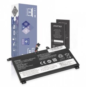 Mitsu Bateria 01AV493 do Lenovo ThinkPad T570 T580 P51S 2000 mAh (30 Wh) 15.2V