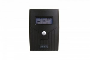 Digitus UPS Line-Ineractive LCD BASIC, 800VA/480W, 1x12V/9A, AVR, 2x Schuko CEE 7/3