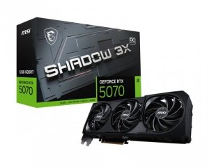 MSI Karta graficzna GeForce RTX 5070 12G SHADOW 3X OC GDDR7 192bit HDMI/DP