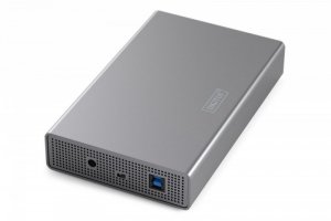 Digitus Obudowa USB 3.0 na dysk SSD/HDD 2.5 oraz 3.5 SATA III max. 16 TB z zasilaczem, aluminiowa