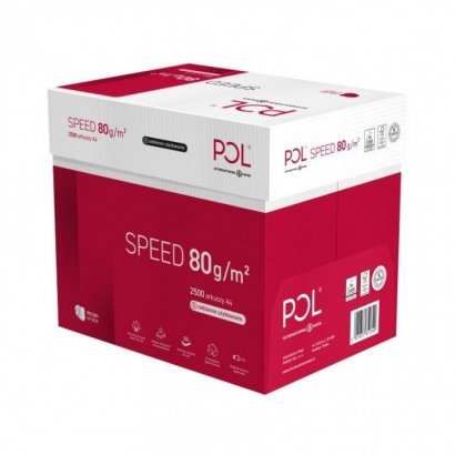 Papier A4 Polspeed 80g biały karton 2500 ark. 