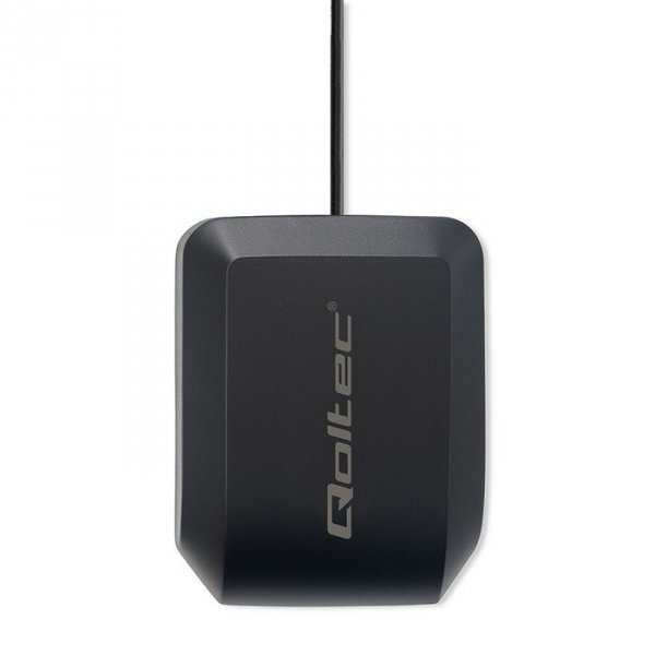 Qoltec Mobilna Antena GPS GLONASS z podstawą magnetyczną | dookólna |   28dBi | 50W | SMA