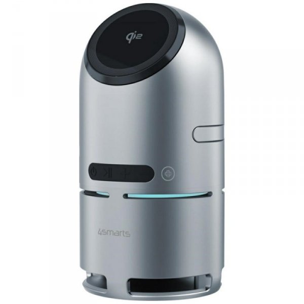 4smarts Stacja ładująca ChargeBot Sound Qi2 Szara